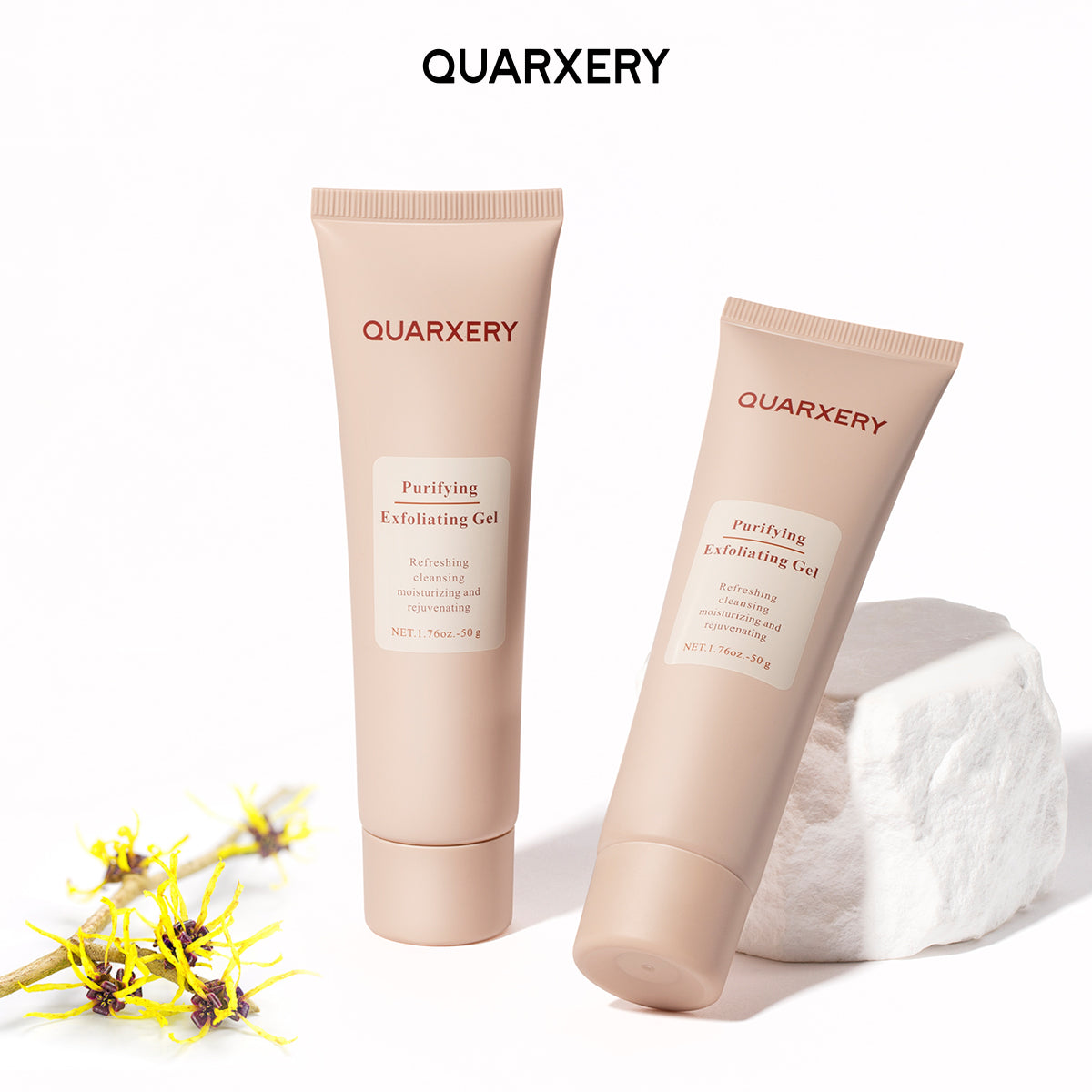 【MX】QUARXERY Gel Esfoliante Purificante Global - Textura Refrescante com Extratos Vegetais para Pele Limpa e Suave 50g（副本）