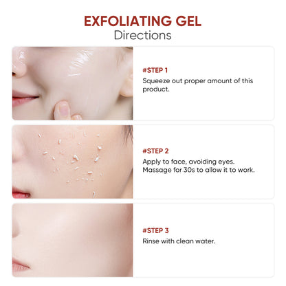 【MX】QUARXERY Gel Esfoliante Purificante Global - Textura Refrescante com Extratos Vegetais para Pele Limpa e Suave 50g（副本）