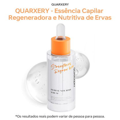 QUARXERY Esencia Capilar Nutritiva y Regeneradora a Base de Hierbas: Extractos naturales de plantas proporcionan una nutrición completa desde la raíz hasta las puntas