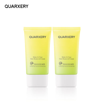 Creme para Remoção de Cabelo QUARXERY para Mulheres e Homens Gel Indolor para Remoção de Cabelo Lotion para Remoção de Cabelo Indesejado Apto para Todos os Tipos de Pele 60ml / 2.11oz