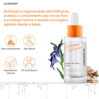 QUARXERY Esencia Capilar Nutritiva y Regeneradora a Base de Hierbas: Extractos naturales de plantas proporcionan una nutrición completa desde la raíz hasta las puntas