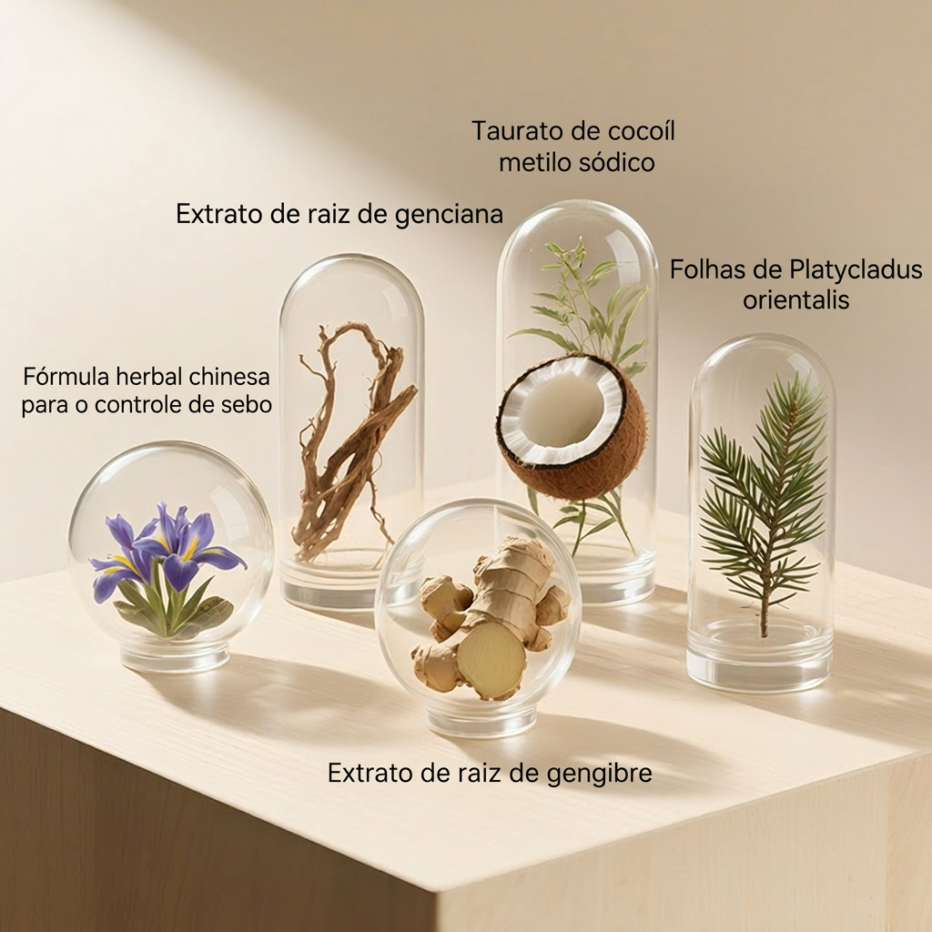 QUARXERY Shampoo Ginger para limpeza profunda, equilíbrio do controle de oleosidade e crescimento capilar